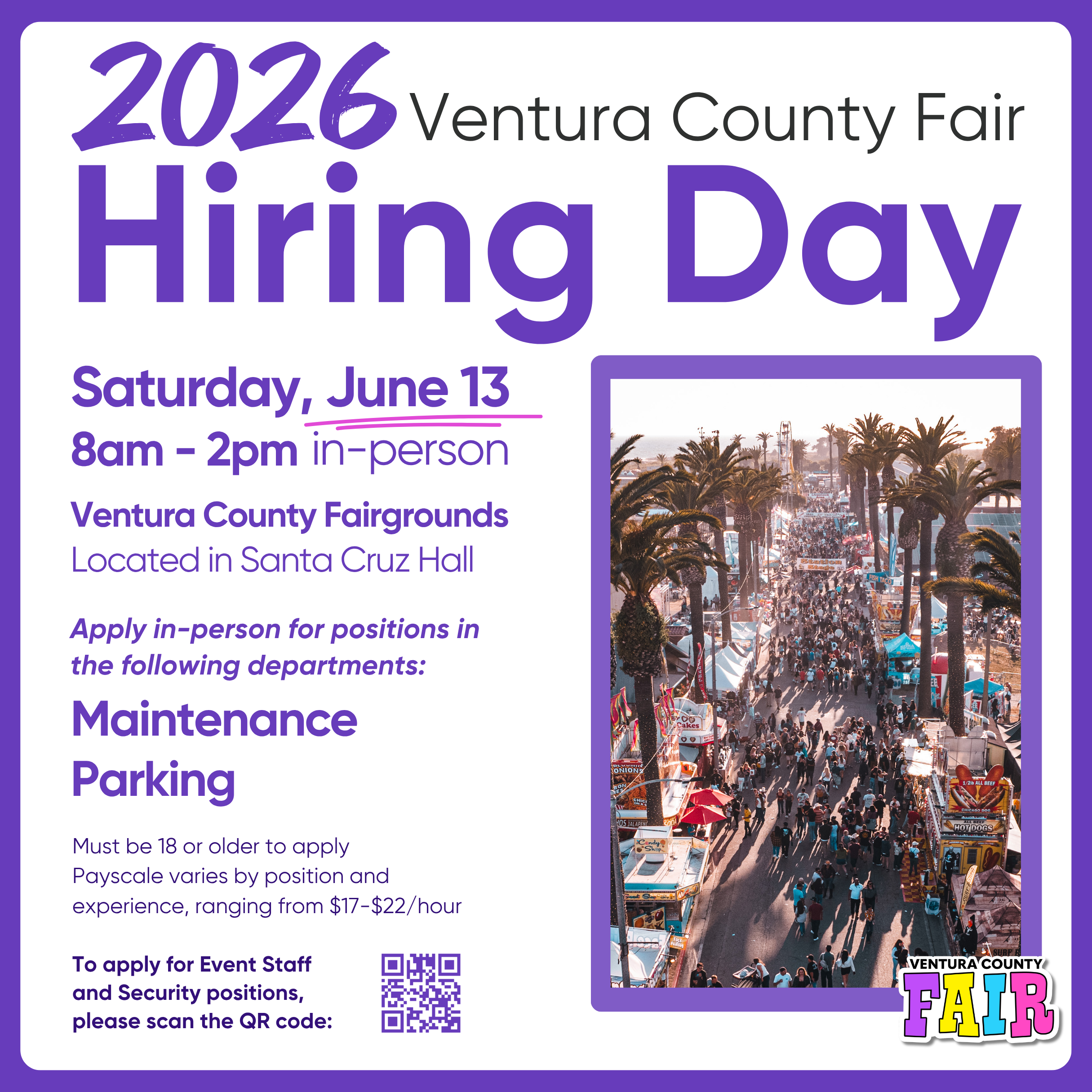Ventura County Fair Hiring Day